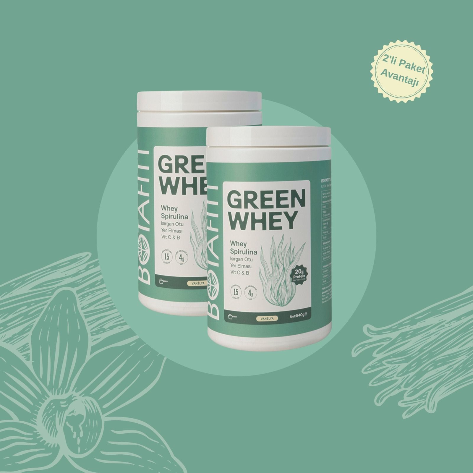 PROTEİN -  30 Günlük    (2 Vanilya)